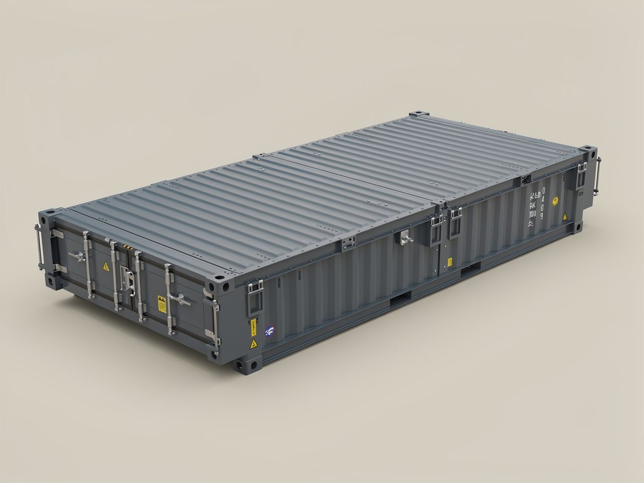 Контейнер 40FR — 40 футов Flat Rack